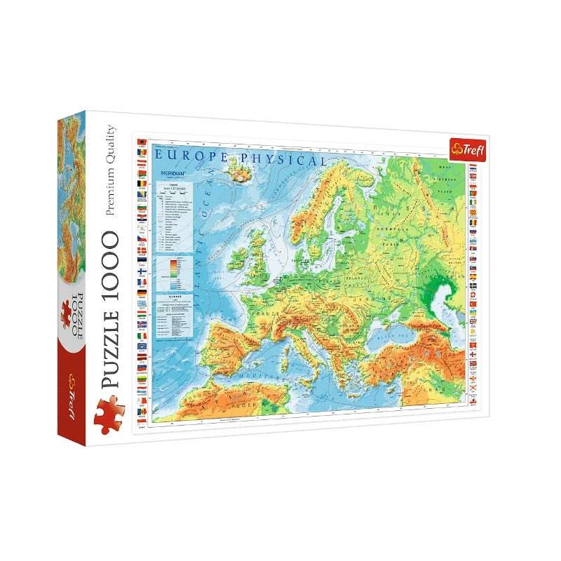 Puzzle 1000 mapa sveta