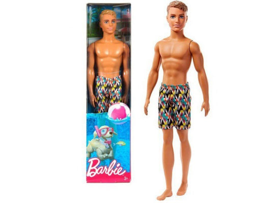 Barbie Ken na plaži