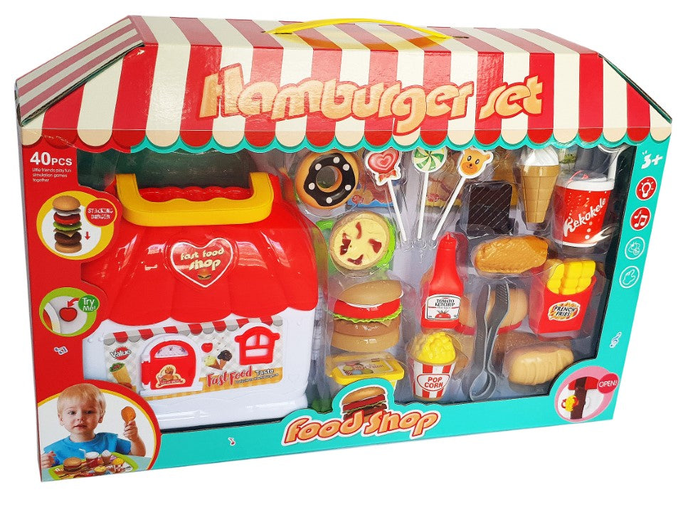 Hamburger set kofer