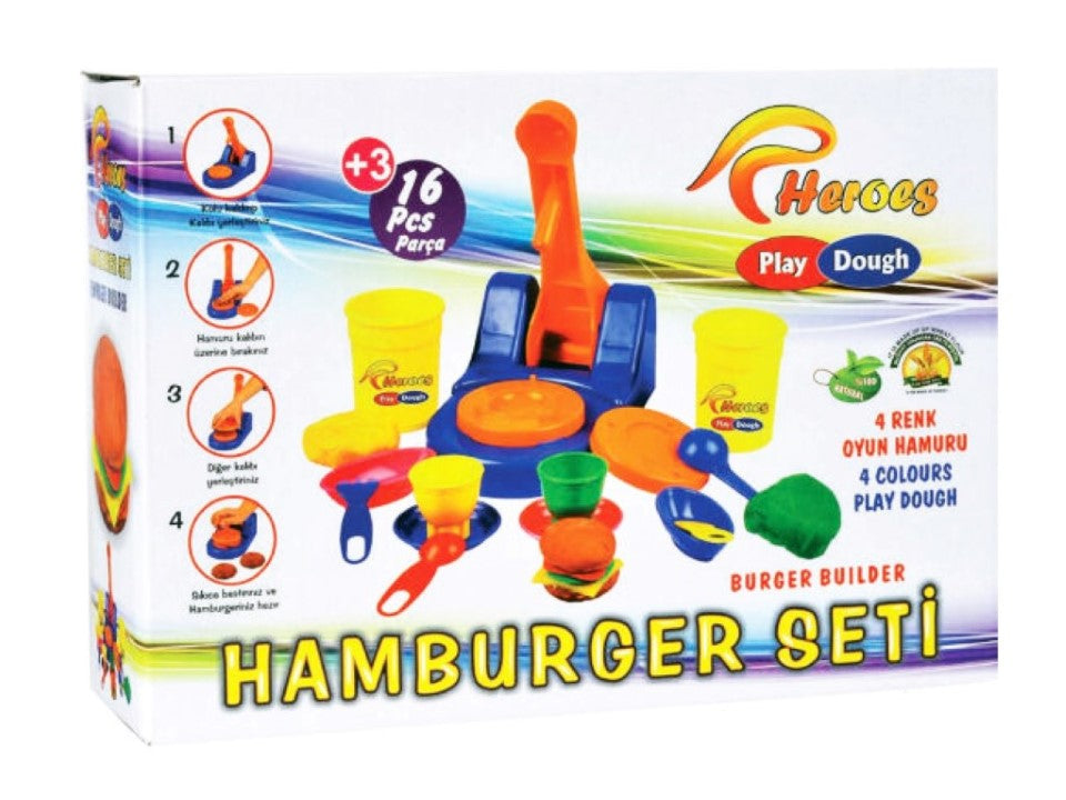 Plastelin hamburger set