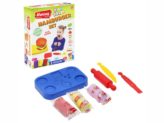 Plastelin hamburger set